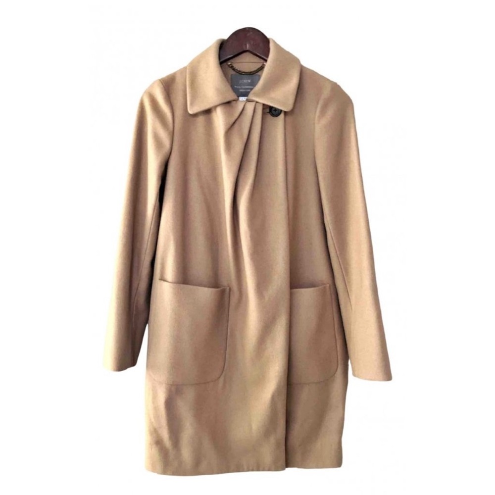 J Crew Wool Cashmere Classic Tan Women's Trench Coat